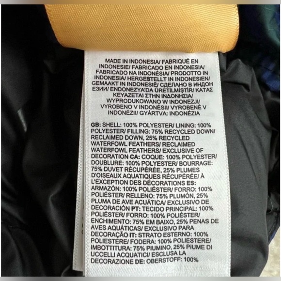 THE NORTH FACE Viral Printed 71 Sierra Down Short Jacket Size Medium - Picture 6 of 8
